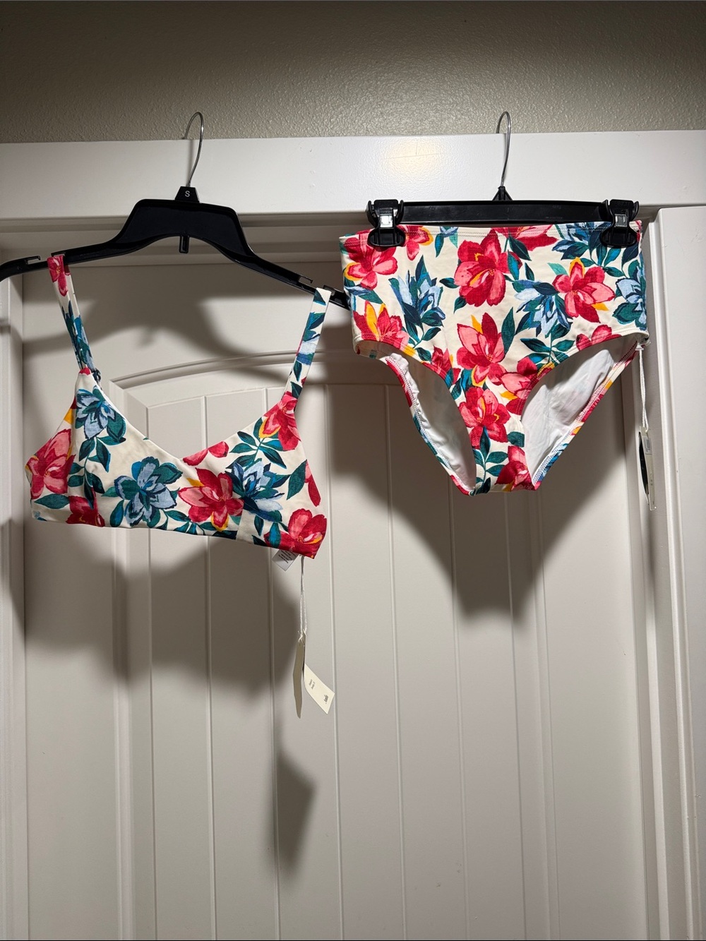 Andie High-Rise Floral Women’s Bikini Bottoms- with matching top
